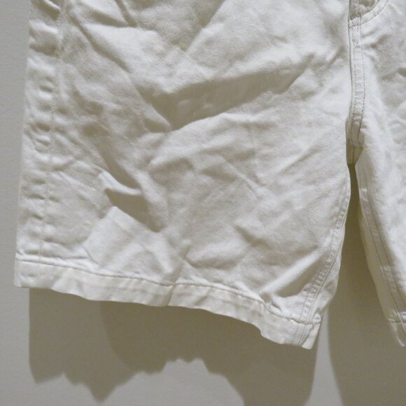 CITIZENS OF HUMANITY Rosa Culotte Denim Jean Shorts White Perla Coastal Preppy - Picture 6 of 11